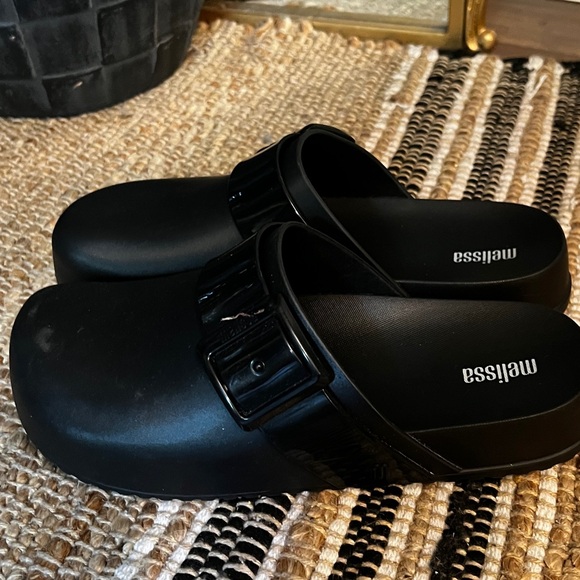 COPY - Melissa Teal Cozy Clog Slide Sandals - Picture 3 of 6